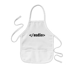 Delantal Infantil Finalizar código HTML5 de audio