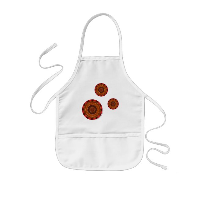 Delantal Infantil Fire Mandala Apron (Frente)