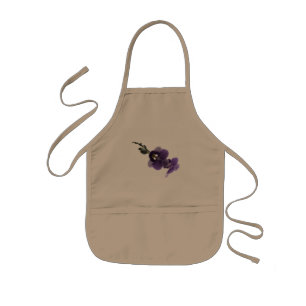 Delantal Infantil Flor de orquídea púrpura, Apron