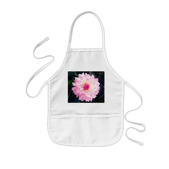 Delantal Infantil Flor rosa (Frente)