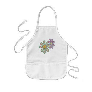 Delantal Infantil Flores en amor