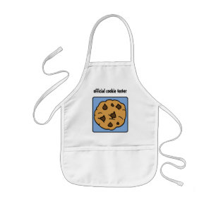 Delantal Infantil Galleta con chispas de chocolate de postre de arte