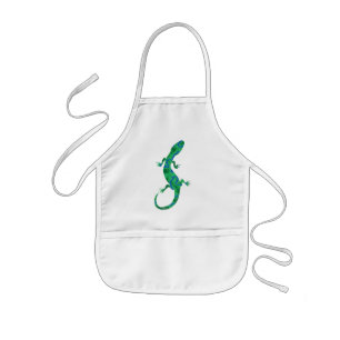 Delantal Infantil Gecko verde