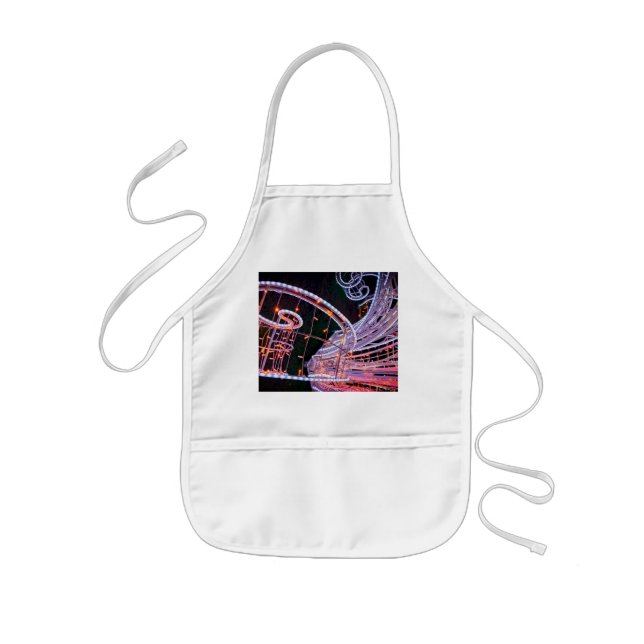 Delantal Infantil Giro rosa (Frente)