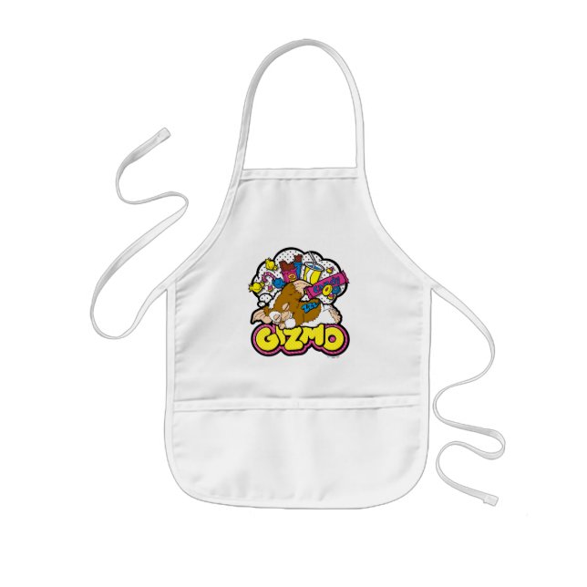 Delantal Infantil Gizmo | Soñando con los dulces (Frente)