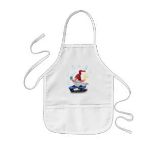 Delantal Infantil Gnome de patinadores apron para niños navidades co