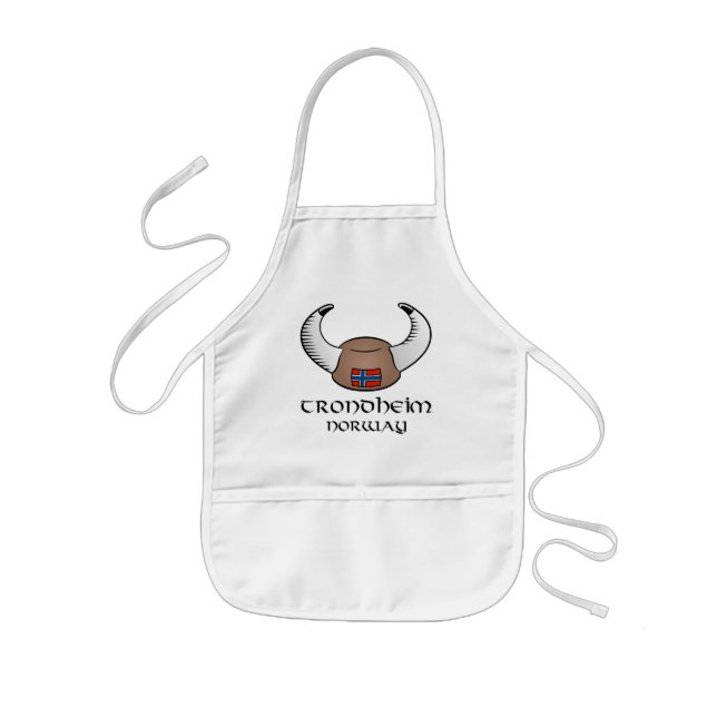Delantal Infantil Gorra de Strondheim Noruega Viking (Frente)