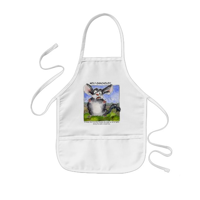 Delantal Infantil Gracioso estrés de Chinchilla cocina a Apron (Frente)