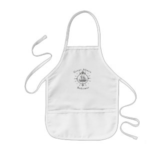 Delantal Infantil Gran Brújula Náutica de Vela Abaco Bahamas
