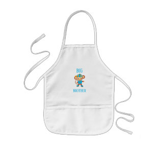 Delantal Infantil Gran Hermano Vestido Mono Personalizado Textos