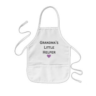Delantal Infantil Grandma's Little Helper Grandkids Kids' Apron