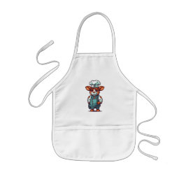 Delantal Infantil Guay Sonriente Chef Cow Cute Farm Animal