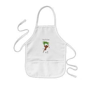 Delantal Infantil Hada Cuta Con Alas Marrones Chicas Pocket Apron