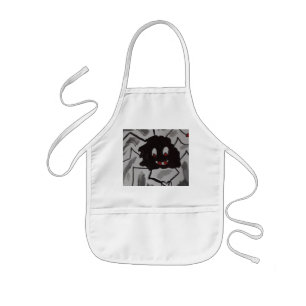 Delantal Infantil Halloween Scary Spider