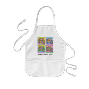 DELANTAL INFANTIL HAMBURGER APRON - BABY BIB