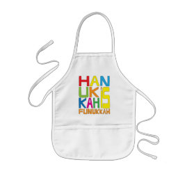 Delantal Infantil Hanukkah infantil de Aprons es Funukkah