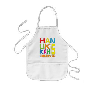 Delantal Infantil Hanukkah infantil de Aprons es Funukkah