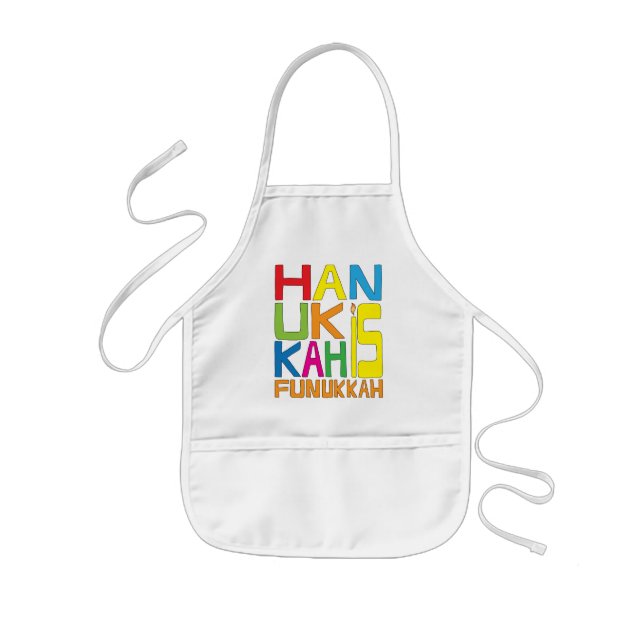 Delantal Infantil Hanukkah infantil de Aprons es Funukkah (Frente)