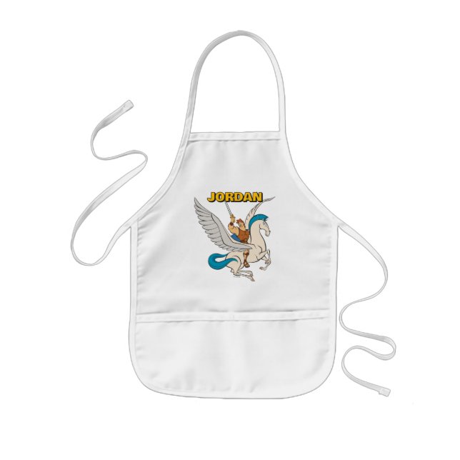 Delantal Infantil Hercules Riding Pegasus Kids' Apron (Frente)