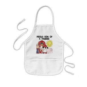 Delantal Infantil Hijo orgulloso de las camisetas y de los regalos