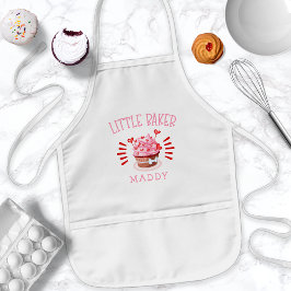 Delantal Infantil Horneado de Cupcake Personalizado Pequeño Panadero