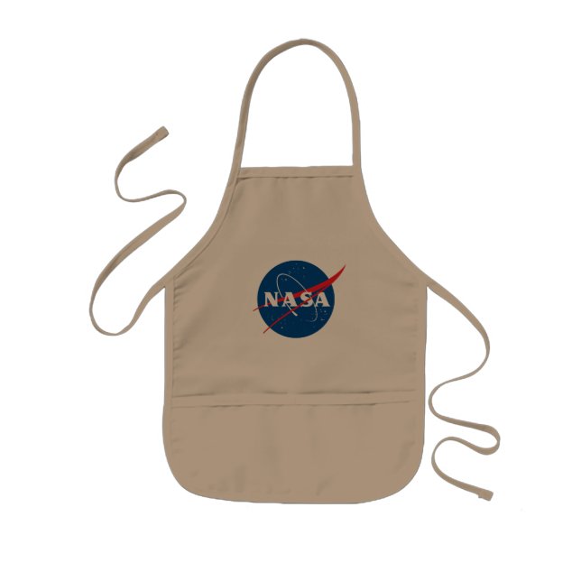 Delantal Infantil Icónico Júpiter Beige Crafn de la NASA Smock (Frente)