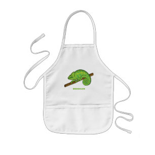 Delantal Infantil Ilustracion Chameleon de Parson