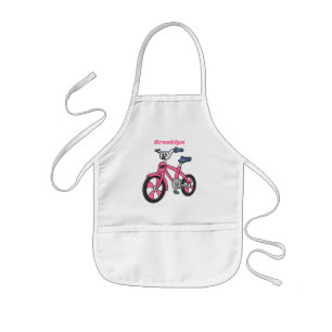 Delantal Infantil Ilustracion de personalizado de bicicleta de niños