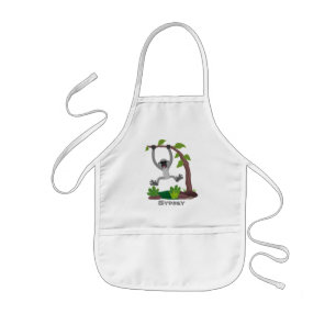 Delantal Infantil Ilustracion de personalizado de gambas de gambas a