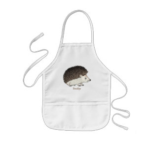 Delantal Infantil Ilustracion de personalizado de hedgehog espinoso