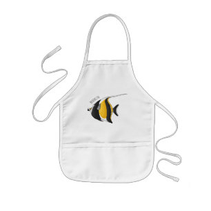 Delantal Infantil Ilustracion de personalizado de peces moro
