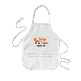 Delantal Infantil Ilustracion gráfico de Naranjas de pelo