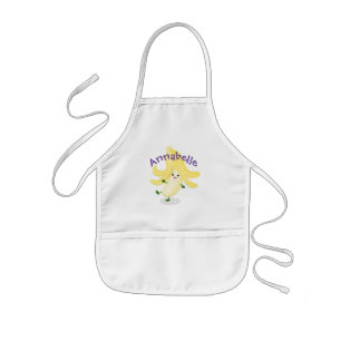 Delantal Infantil Ilustracion personalizado bananero de Cute kawaii