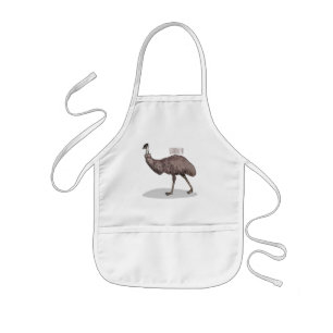 Delantal Infantil Ilustracion personalizado de aves de la Uem