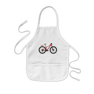 Delantal Infantil Ilustracion personalizado de bicicletas
