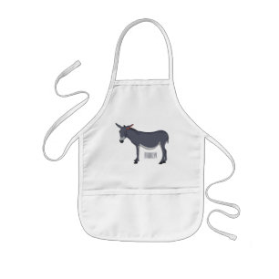 Delantal Infantil Ilustracion personalizado de burro
