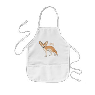 Delantal Infantil Ilustracion personalizado de Fennec fox
