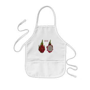 Delantal Infantil Ilustracion personalizado de fruta dragón