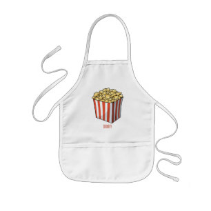 Delantal Infantil Ilustracion personalizado de palomitas