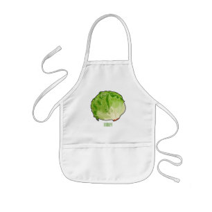 Delantal Infantil Ilustracion personalizado Lettuce