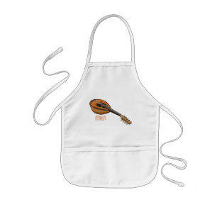 Delantal Infantil Ilustracion personalizado Mandolin
