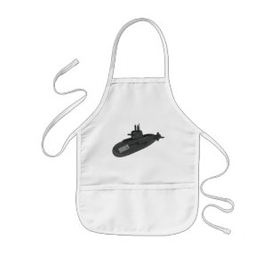 Delantal Infantil Ilustracion personalizado submarino