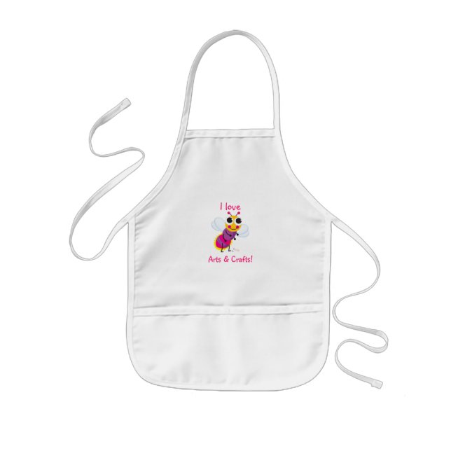 Delantal Infantil Insecto de relámpago lindo (Frente)