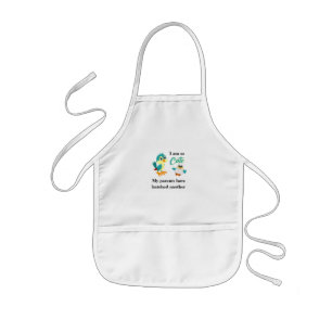 Delantal Infantil Invitación de bebé de personalizado verde para inc