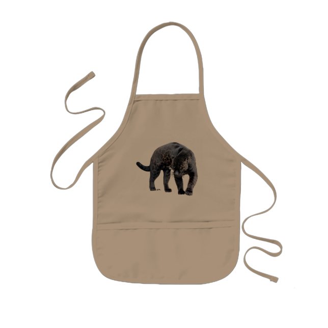 Delantal Infantil Jaguar Diablo niños khaki apron chef (Frente)