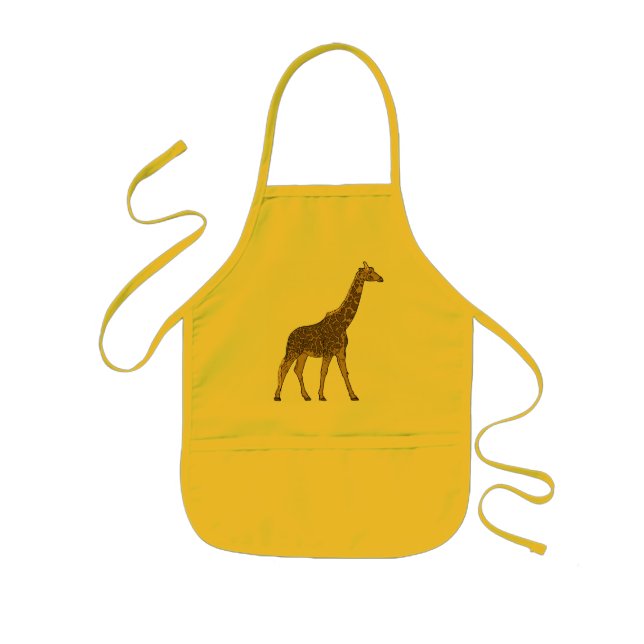 Delantal Infantil Jirafa adorable (Frente)