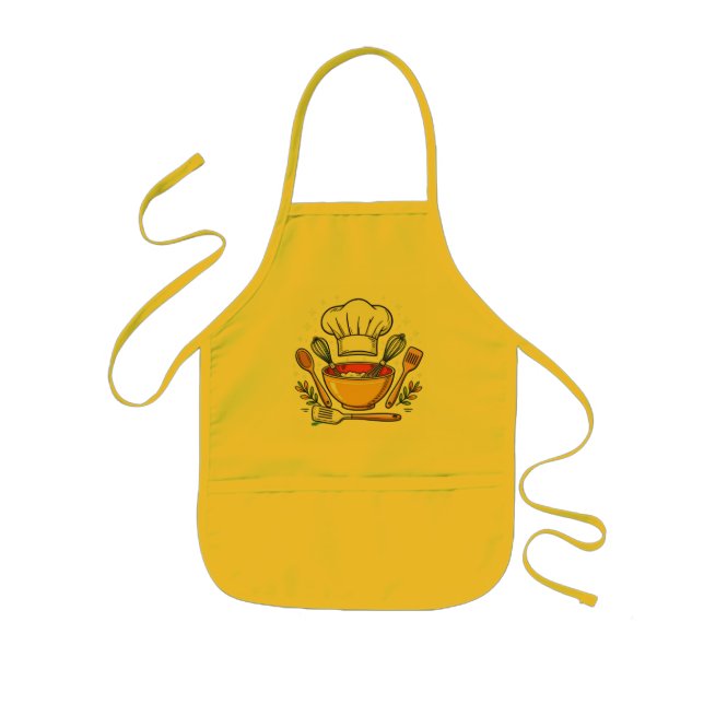 Delantal Infantil Junior little chef cooking club sweet treat (Frente)