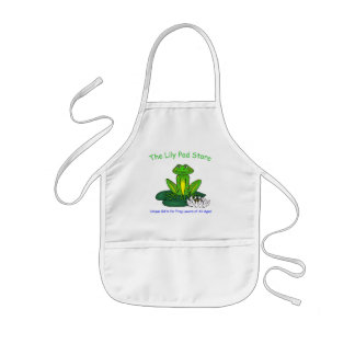 Delantal Infantil Kid's Frog on a Lily Pad Apron