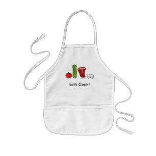 Delantal Infantil ¡Las comidas felices, nos dejaron cocinar!