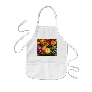 Delantal Infantil Las frutas y verduras abundantes